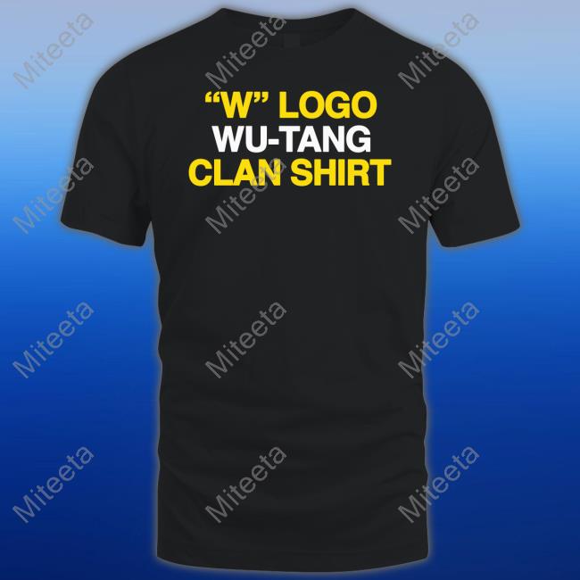 Thegoodshirts W Logo Wu Tang Clan Shirt Hoodied Sweatshirt