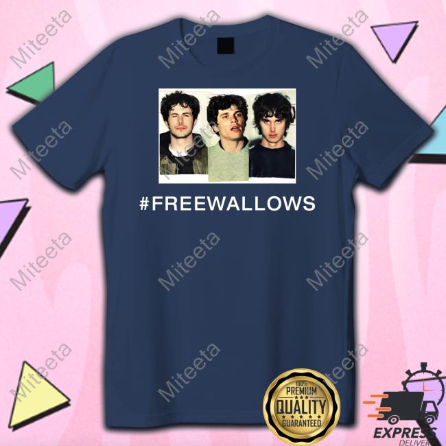 Official Wallowsmusic #Freewallows Hooded Sweatshirt
